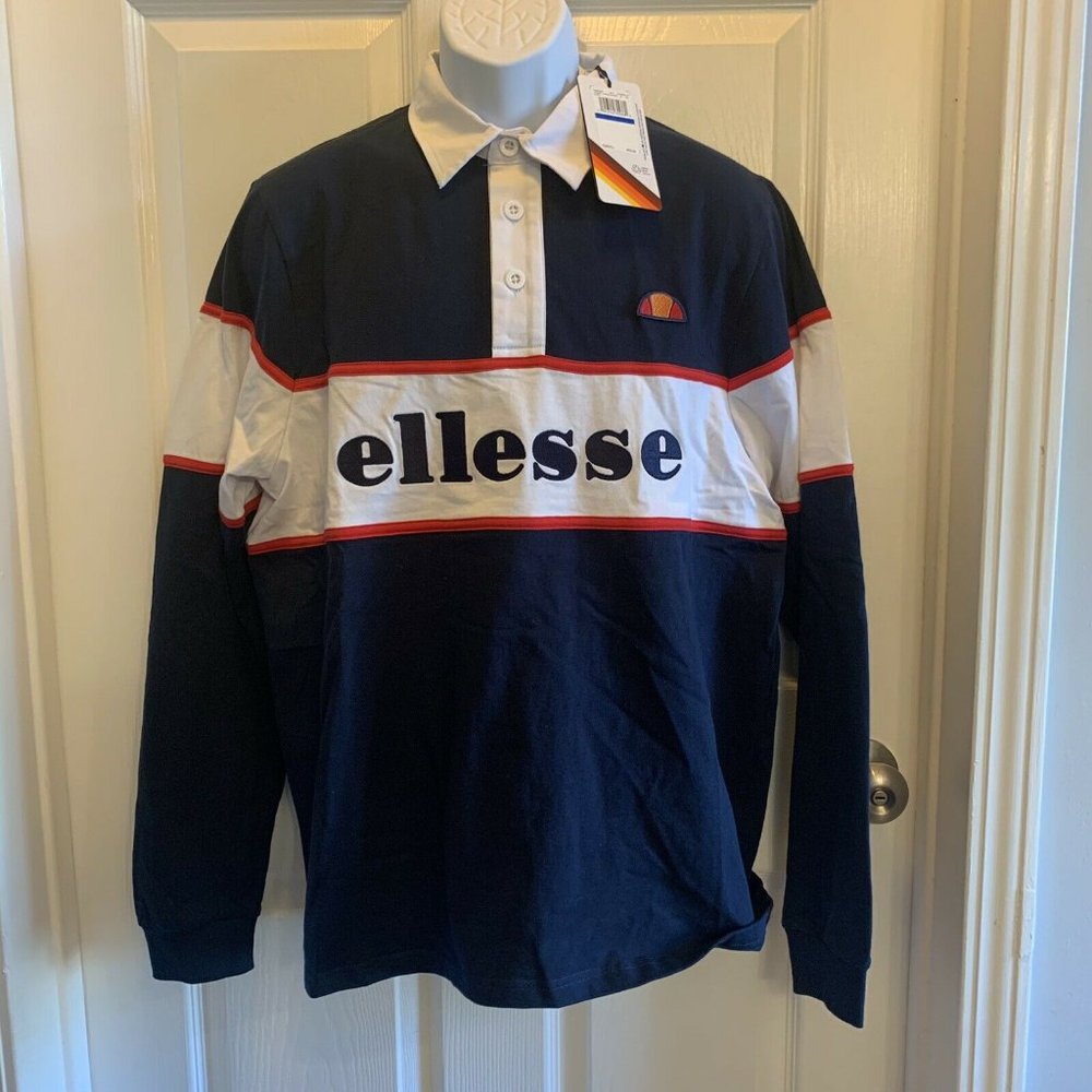 Ellessee Men's Xl Long Sleeve Rugby/Polo Shirt